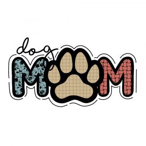 Dog Mom Paw Print PNG – Perfect for Proud Pet Parents