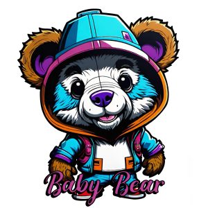 “Baby Bear” Teddy Bear PNG – Digital Download (Transparent Background)