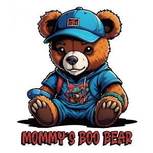 Mommy’s Boo Bear PNG – Digital Download (Transparent Background)