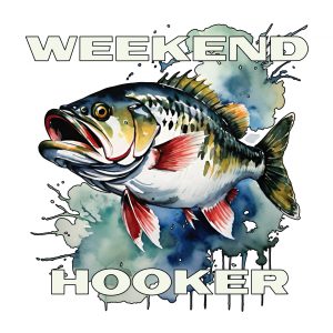 “Weekend Hooker” Fish PNG – Digital Download (Transparent Background)