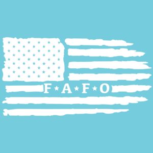 U.S. Flag FAFO 6" Vinyl Decal