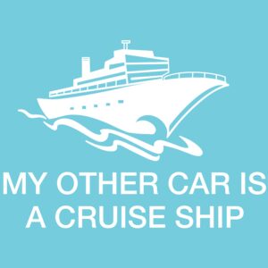 Cruise Ship 6" Vinyl Decal
