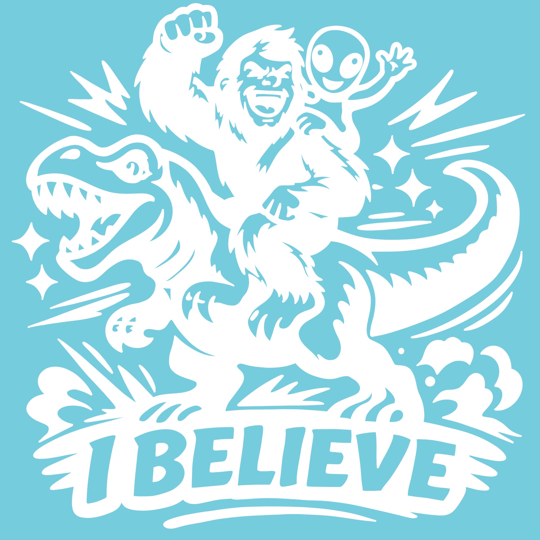 I Believe 6" Vinyl Decal