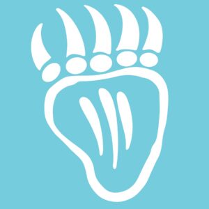 Tribal Bear Claw 6" Vinyl Decal