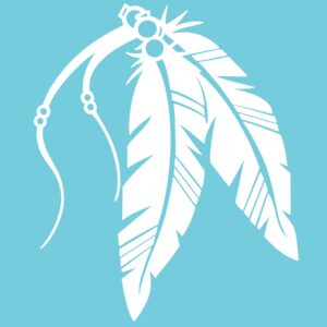 Native American Feathers 6" Vinyl Decal