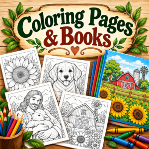 Coloring Pages & Books